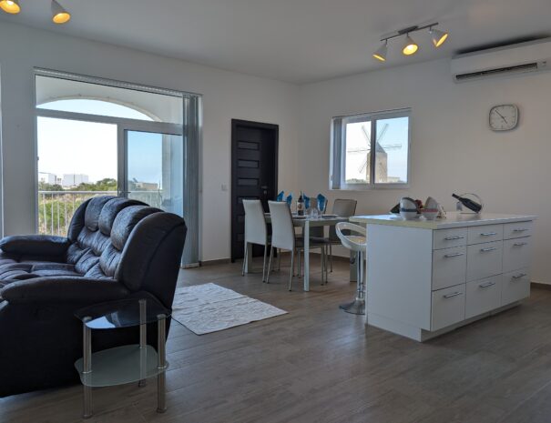 Windmill Apartment Kitchen Living Dining Area