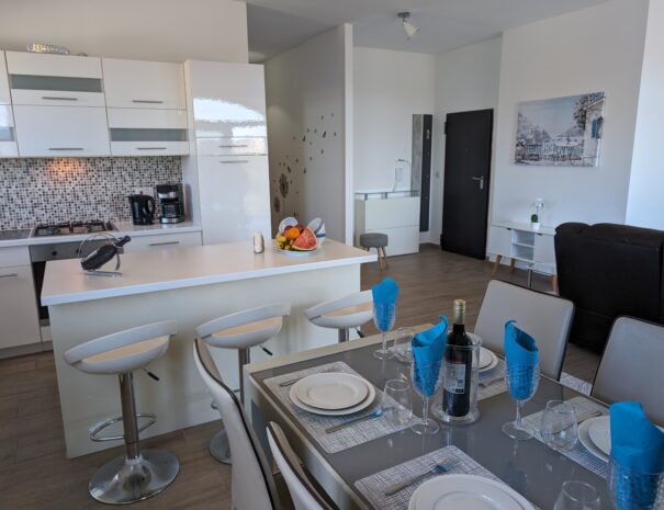 Windmill Apartment Kitchen Living Dining Area